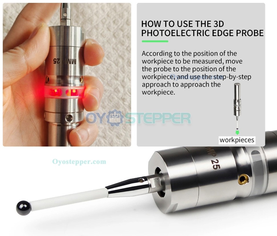 MMP25 3D Edge Finder Touch Probe Trigger with Ceramic Probe Accuracy 0.001mm